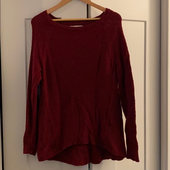 Maroon long sleeve sweater from the Loft - Picture 1 of 1